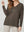 Sweater Mujer Olivia Relaxed Cuello En V Manga Caída Chocolate Lineatre