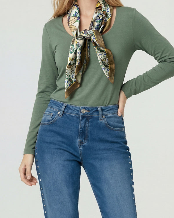 Pañuelo Mujer Rocío Amarillo Lineatre