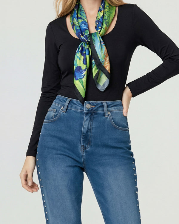 Pañuelo Mujer Rocío Turquesa Lineatre
