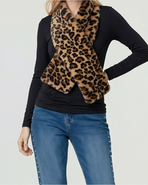 Cuello Mujer Aurora Camel Lineatre