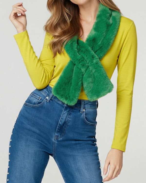 Cuello Mujer Stella Verde Lineatre