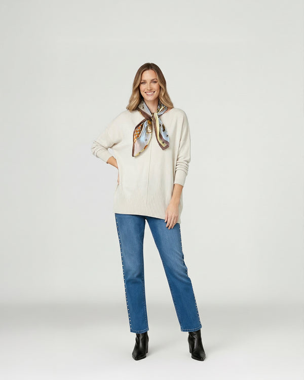 Pañuelo Mujer Fabiana Café Lineatre