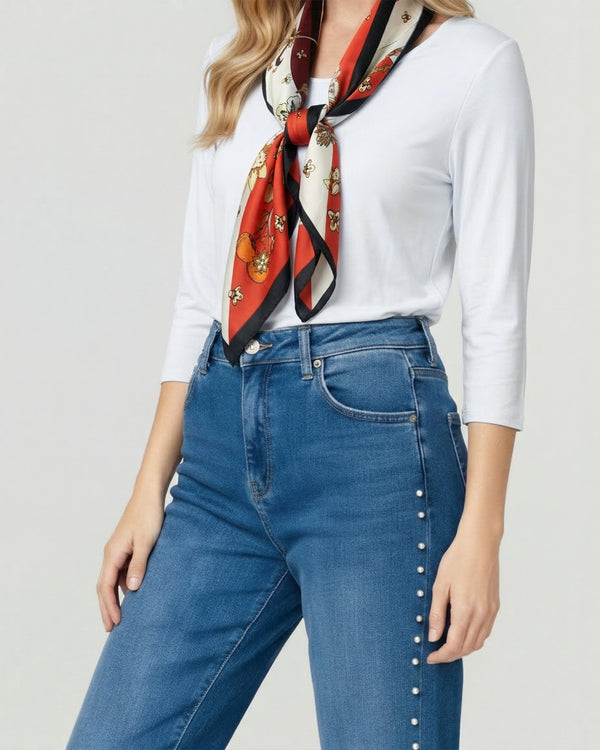 Pañuelo Mujer Fabiana Rojo Lineatre