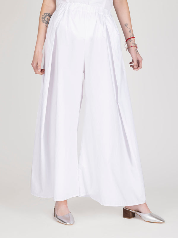 Pantalon full length blanco lineatre