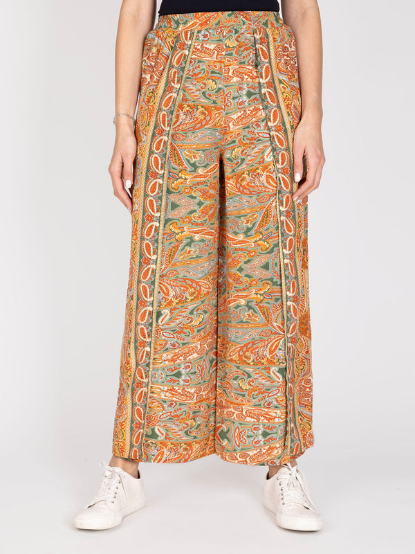 Pantalon comfy floral lineatre