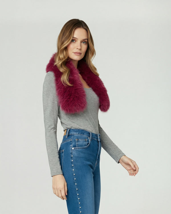 Cuello Mujer Ida Vino Lineatre