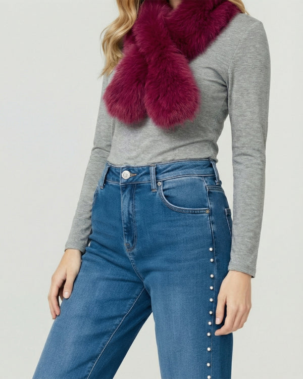 Cuello Mujer Ida Vino Lineatre