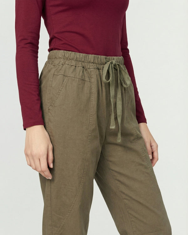 Pantalon Mujer Carmen Regular Taupe Lineatre