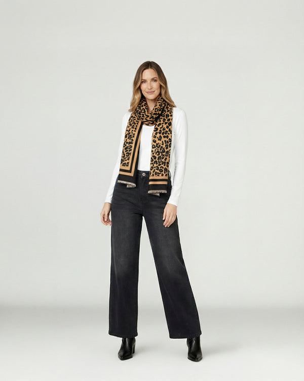 Echarpe Mujer Agustina Camel Lineatre