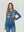 Echarpe Mujer Pia Azul Lineatre
