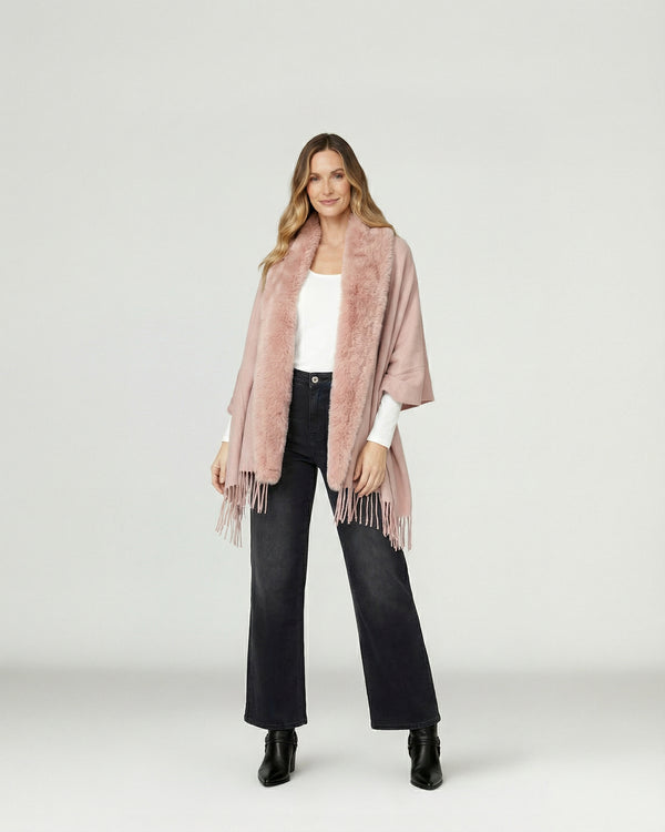 Poncho Mujer Isidora Rosa Lineatre