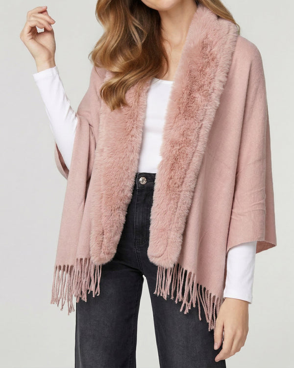 Poncho Mujer Isidora Rosa Lineatre