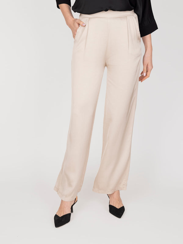 Pantalon beige lineatre