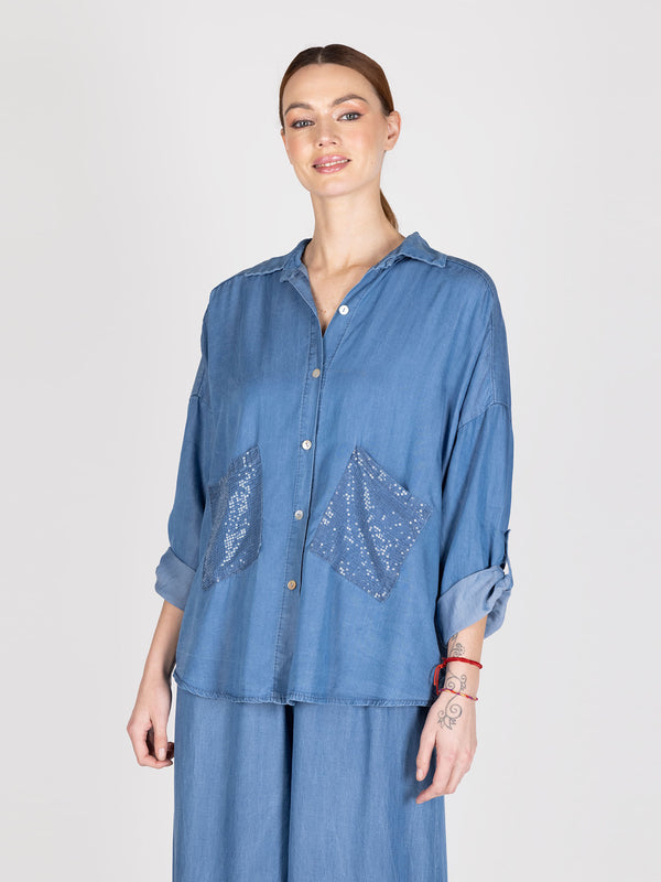 Blusa denim