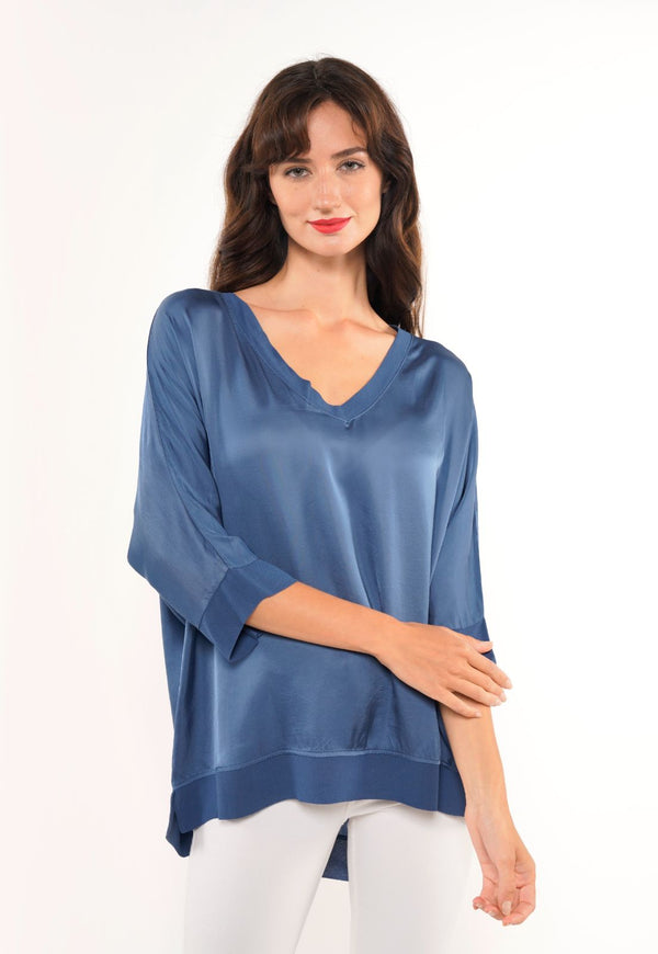 Blusa elisabetta azul