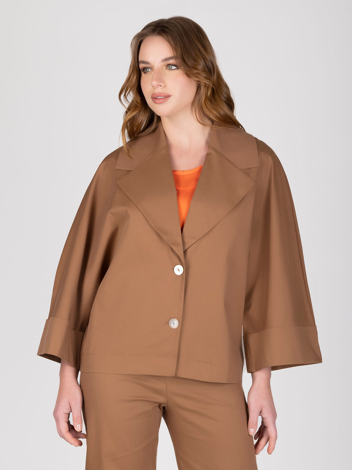 Chaqueta chocolate