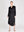 Vestido camisero satinado negro lineatre