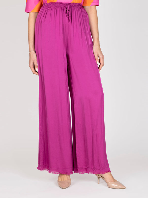 Pantalon fucsia lineatre