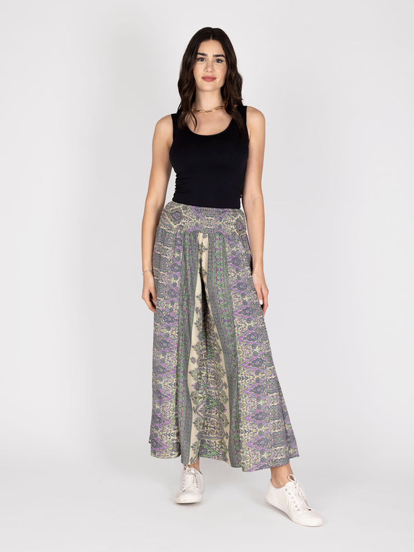 Pantalon comfy floral lineatre