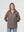 Abrigo Mujer Camila Relaxed fit Cuello en V manga caída Chocolate Lineatre