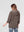 Abrigo Mujer Camila Relaxed fit Cuello en V manga caída Chocolate Lineatre