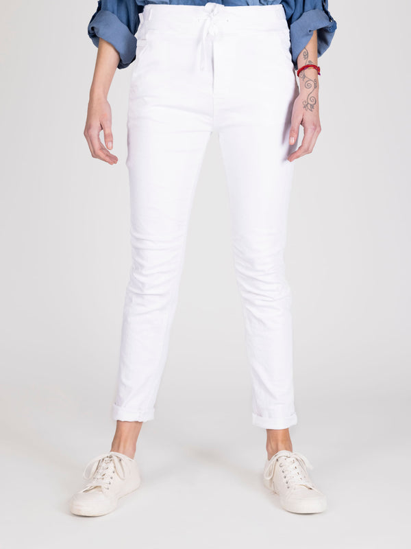 Pantalon blanco lineatre