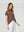 Blusa Mujer Chiara Escote en V Chocolate Lineatre