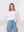 Blusa Mujer Paola Cuello bote Blanco Lineatre