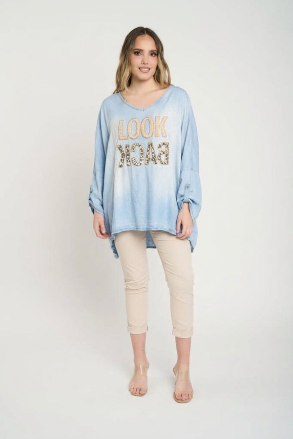 Blusa Mujer Stella Denim Lineatre