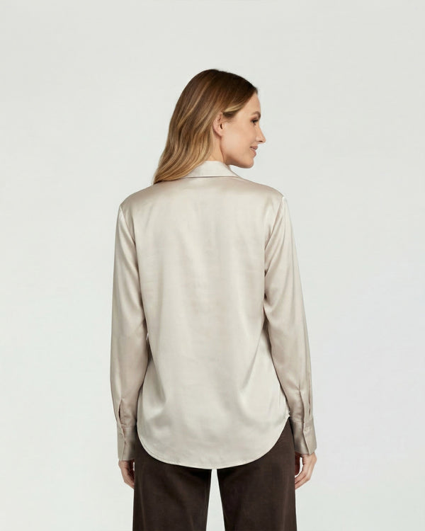 Blusa Mujer Regular fit Beige Lineatre