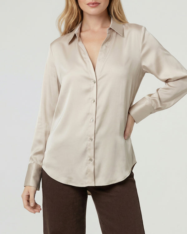Blusa Mujer Regular fit Beige Lineatre