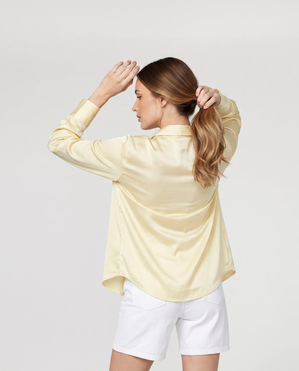 Blusa Mujer Emilia Amarillo Lineatré