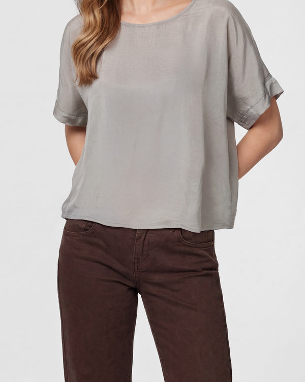 Blusa Mujer Relaxed fit Fango Lineatre