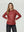 Camisa Mujer Emilia Relaxed Cuello Tipo Camisa Manga Tipo Camisa Vino Lineatre