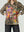 Camisa Mujer Fabiola Overside Cuello Tipo Camisa Manga Suelta Beige Lineatre