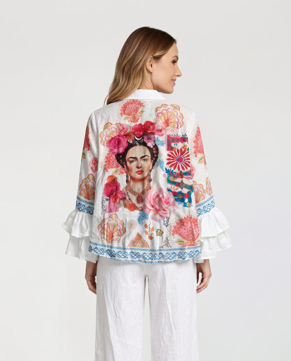 Blusa Mujer Michela Cuello camisa Frida Lineatre