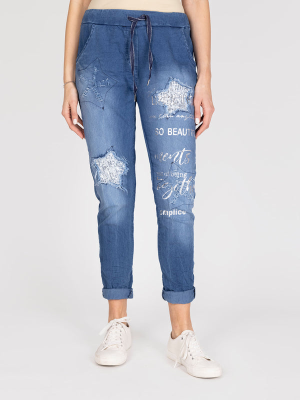 Pantalon jeans lineatre