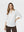 Blusa Mujer Brina Manga 3/4 Bolsillo Frontal Blanca Lineatre