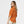 Blusa Mujer Bernadette Entallada Con Ajuste De Mangas Naranja Lineatre