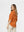 Blusa Mujer Bernadette Entallada Con Ajuste De Mangas Naranja Lineatre