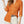Blusa Mujer Bernadette Entallada Con Ajuste De Mangas Naranja Lineatre
