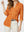 Blusa Mujer Bernadette Entallada Con Ajuste De Mangas Naranja Lineatre