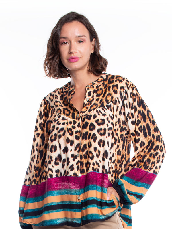 Blusa leopardo