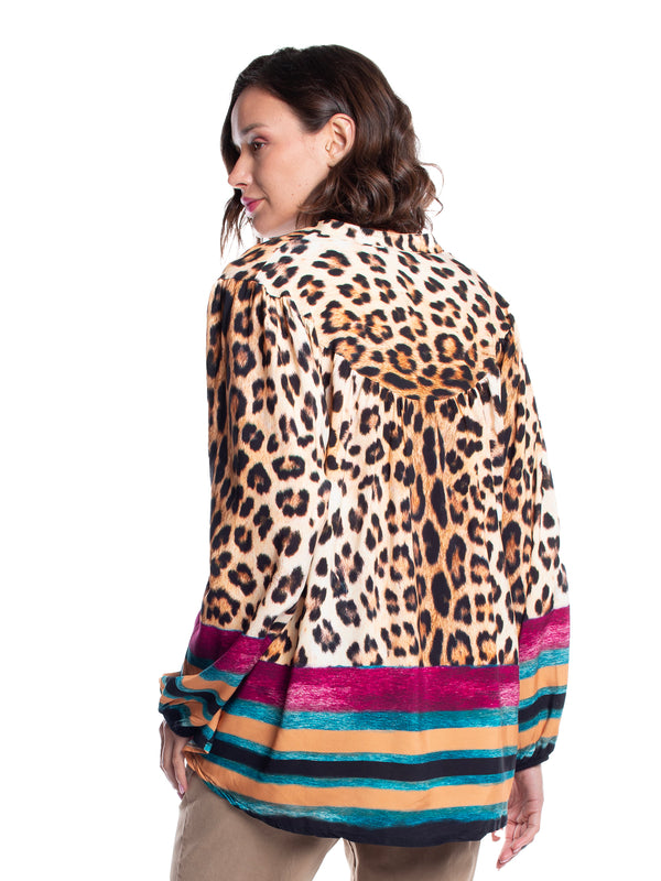 Blusa leopardo