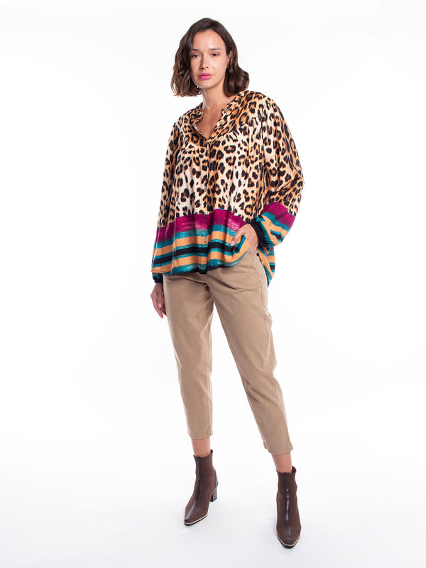 Blusa leopardo