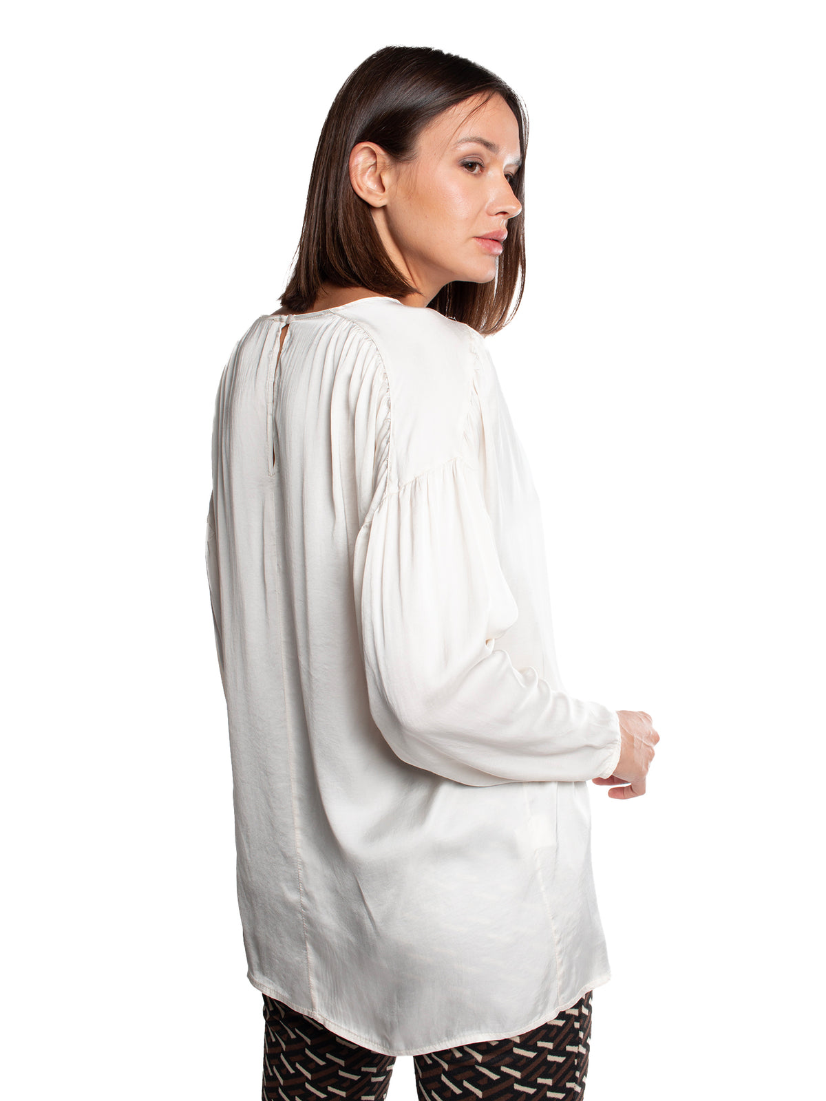 Blusa bianco neve