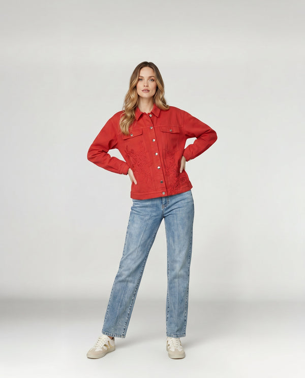 Chaqueta Mujer Allegra Rojo Lineatré