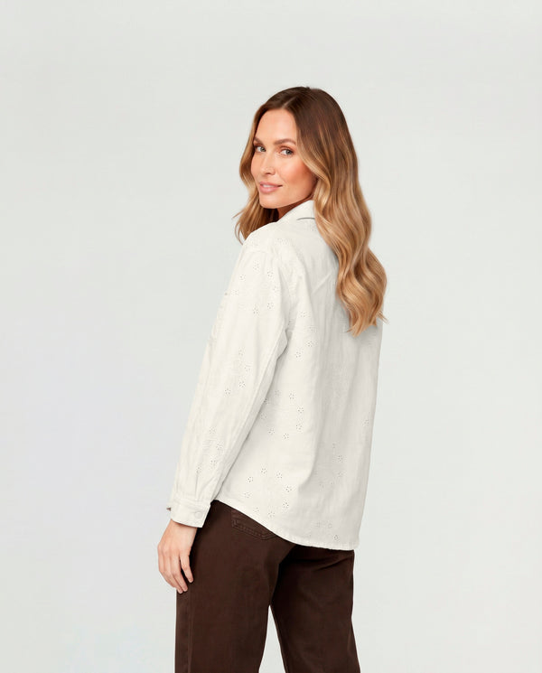 Chaqueta Mujer Celeste Beige Lineatré
