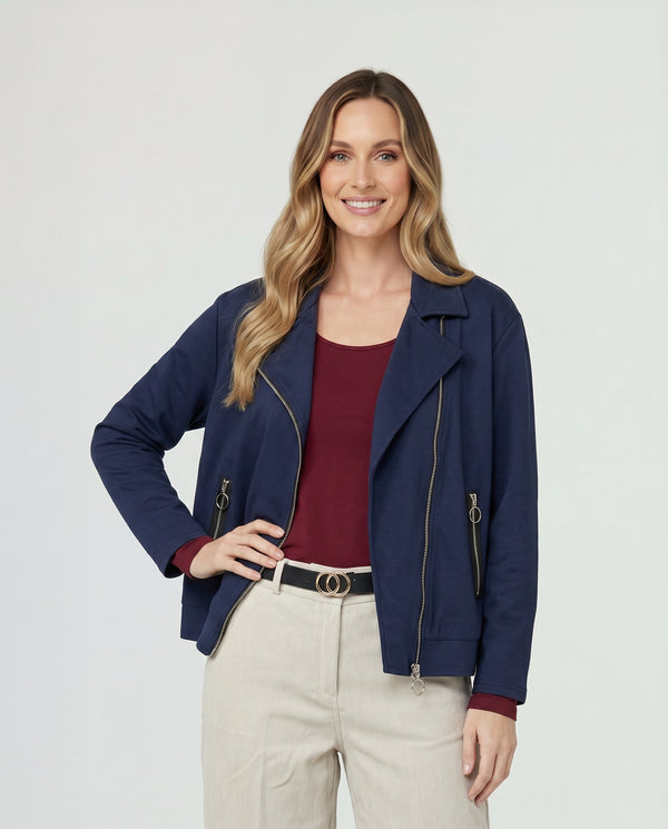 Chaqueta Mujer Vittoria Azul marino Lineatré