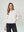 Bomber Mujer Eva Relaxed fit Cuello redondo Manga suelta Beige Lineatre